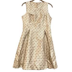 Romeo Juliet Couture Metallic Shimmer Cocktail Dress Sz Medium in Black Gold NWT